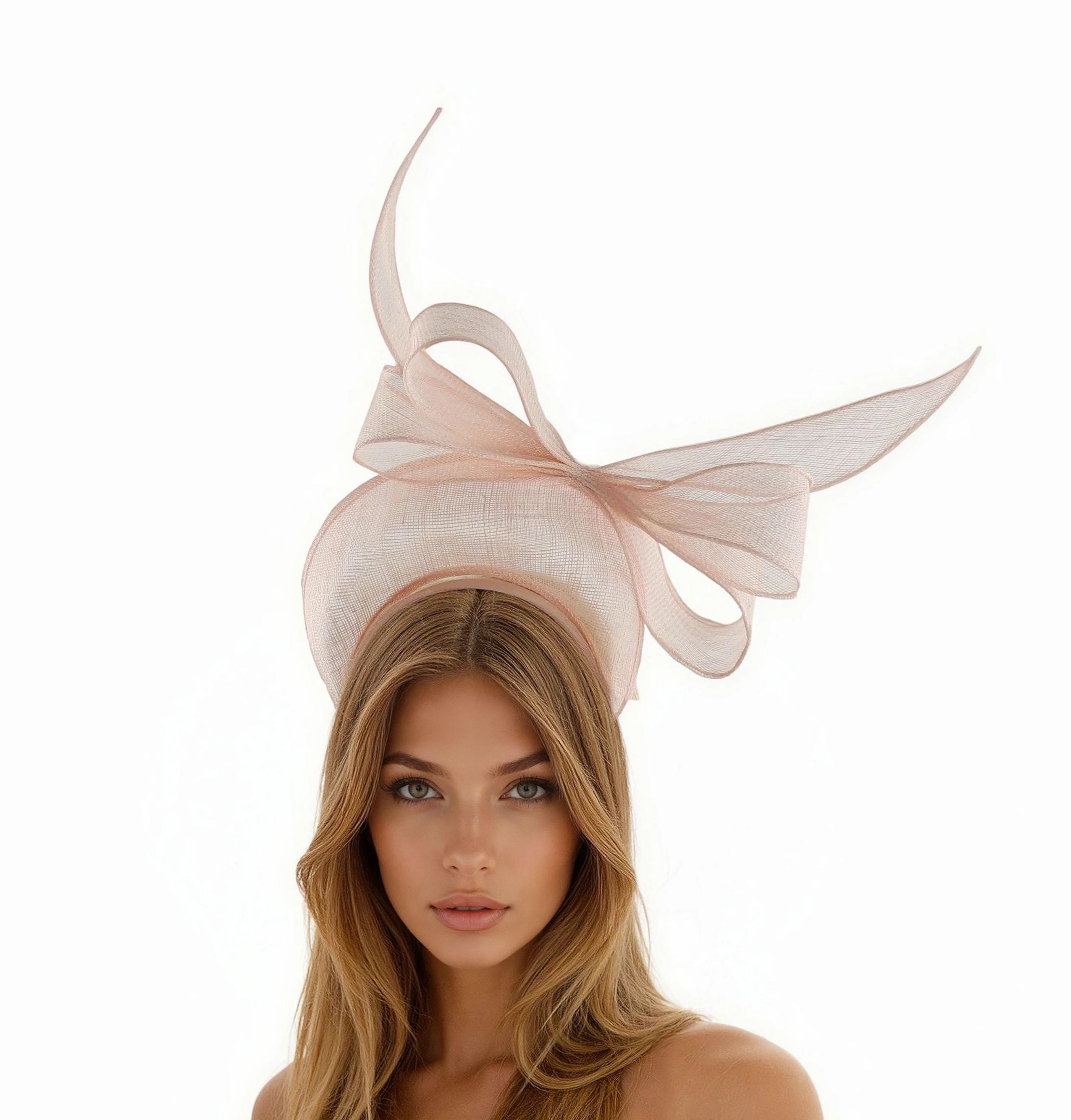 Sage Green Kentucky Derby Fascinator Hat, Green Headband Halo Crown ...