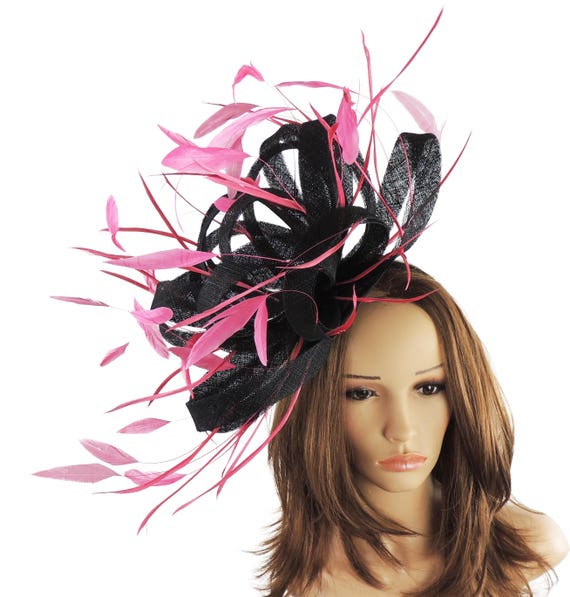 Fuchsia Pink Fascinator Hat 