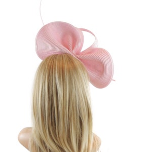 Candy Pink Womens Kentucky Derby Royal Ascot Fascinator Hat Mad Hatter Garden Tea Party Wedding Headband Cocktail Statement Headpiece Races image 2