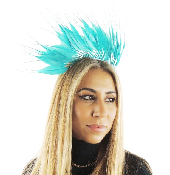 Dark Turquoise Imogen Spiky Crown 