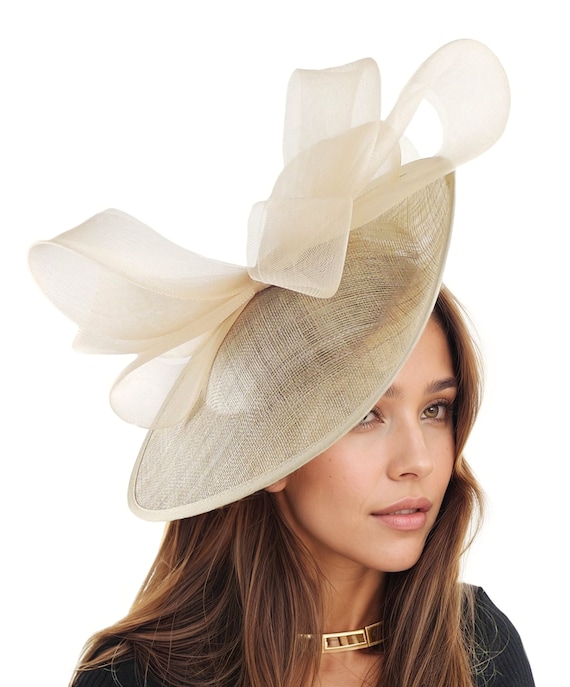 NEW Kentucky Derby Fascinator- Tea party, tan cream Hat,NEW Fascinator hat tan s-l1200.jpg main image 4