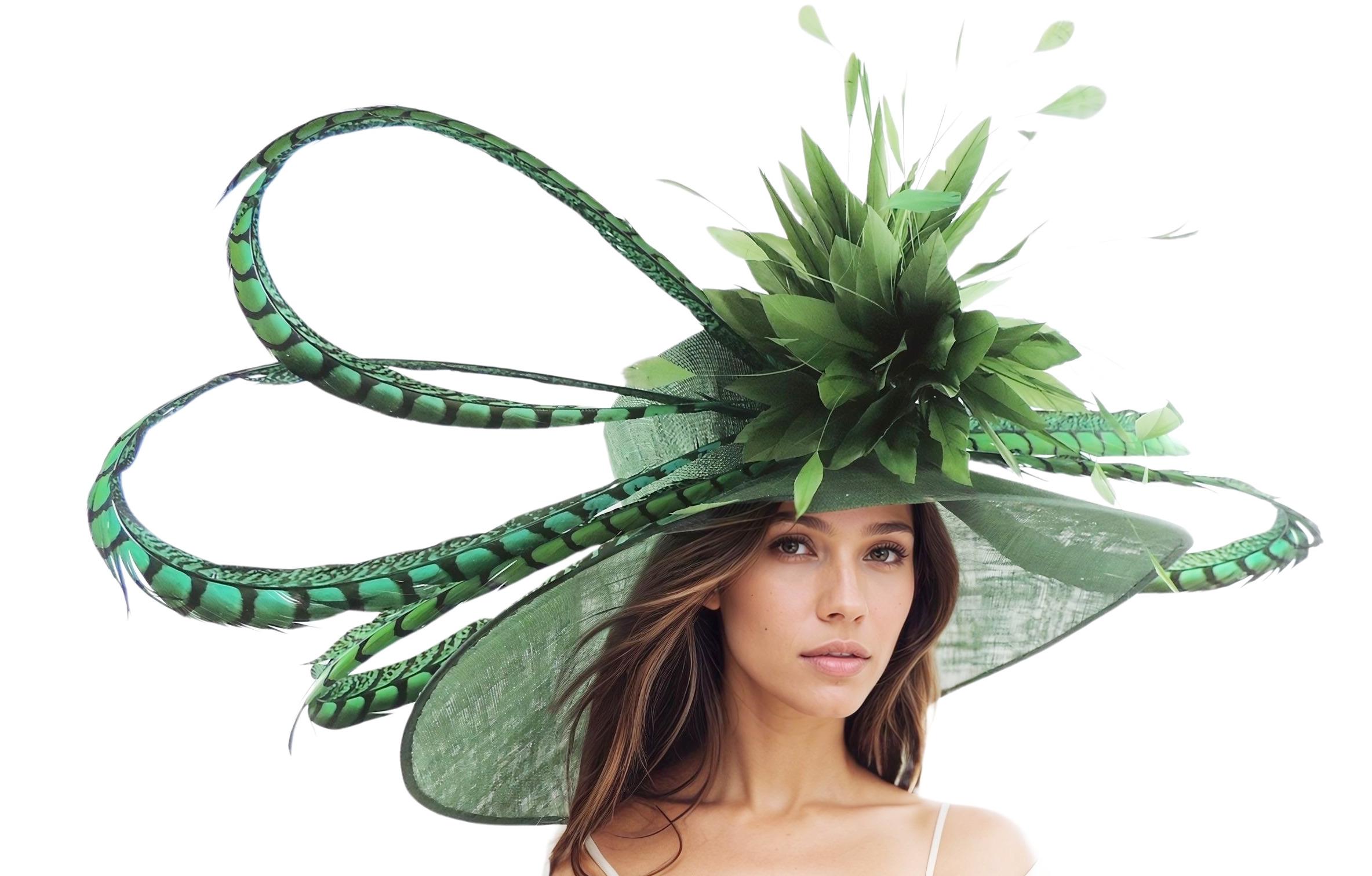 Norway 1963 Polyester Wide-Brim Hat Women Green Hats Theo Green Hat – Wide Brim Wool Felt | Lock & Co.. Hats for  main image 2
