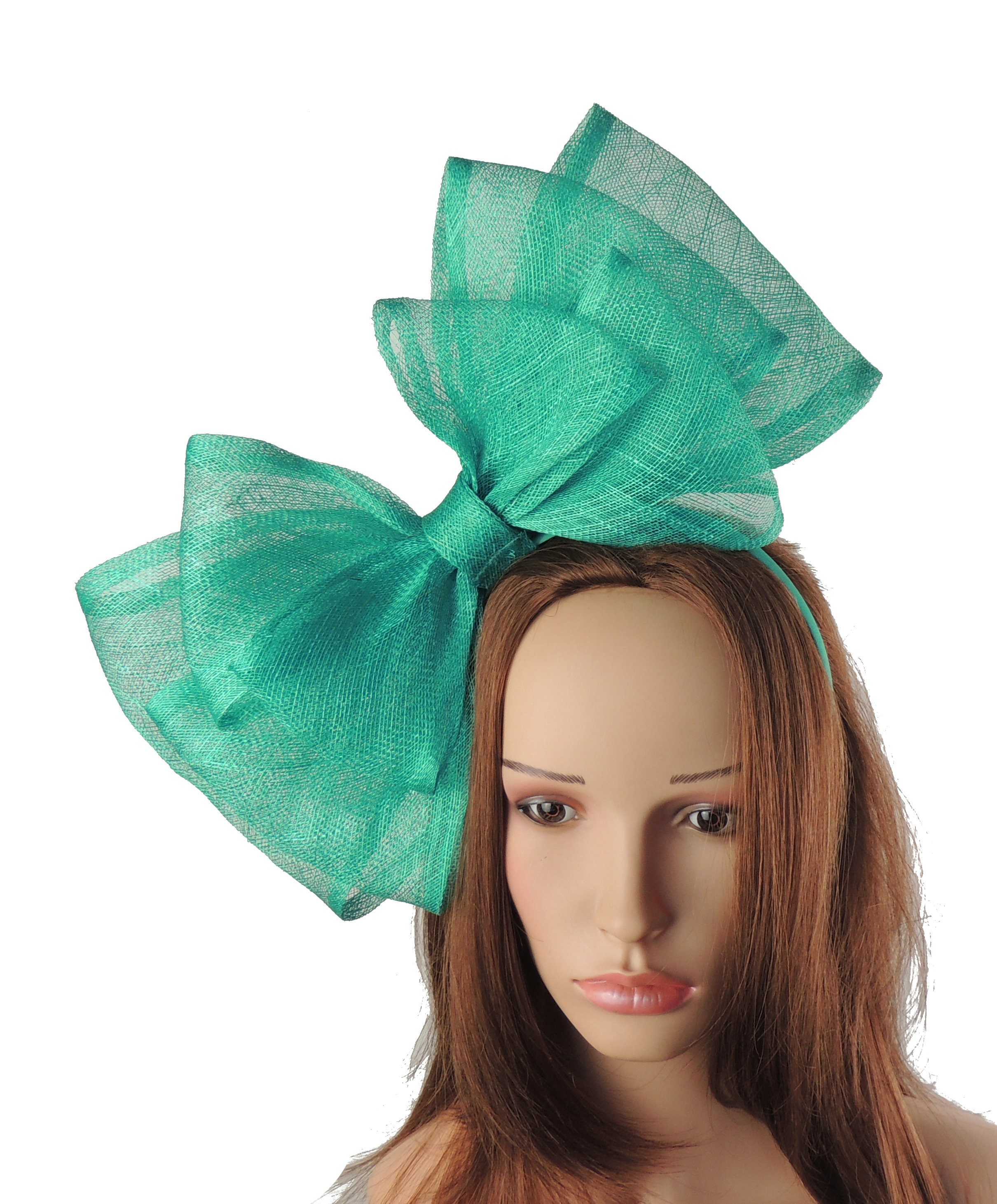 Jade Fascinator Hat for Weddings Races 