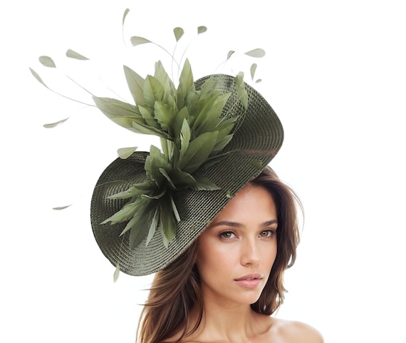 Elegante Fiore Blu Scuro Cappello Da Fascinator Sposa Copricapo Da