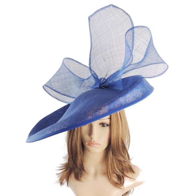 Royal Blue Barn Owl Fascinator 