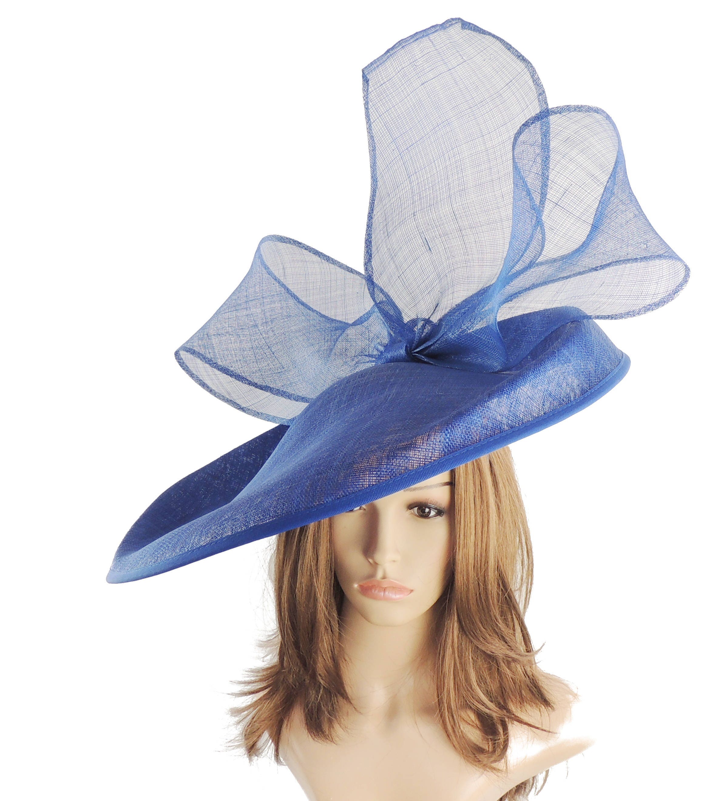 Royal Blue Barn Owl Fascinator 