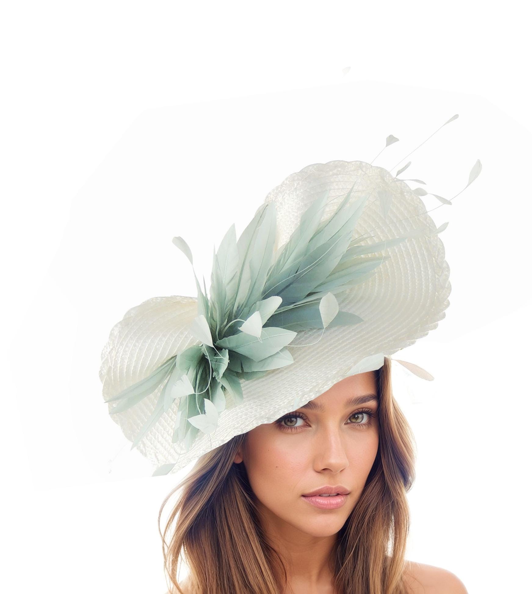 Womens Sage Green Dress Hats - Etsy UK Womens Sage Green Dress Hats - Etsy UK