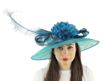 Light Turquoise Church Hats - Etsy