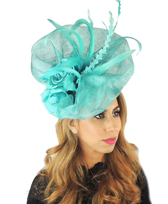 Silvia Jade Green Fascinator Hat for 