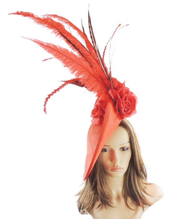 Red Hatinator Fascinator Hat 