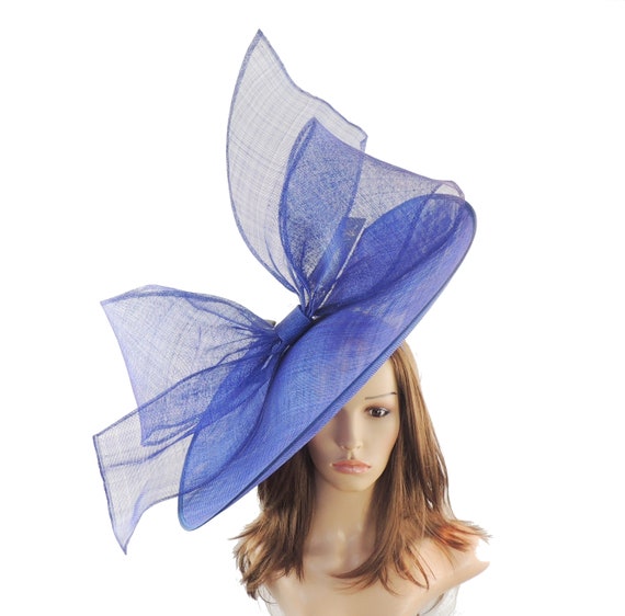 Royal Blue Chantal Large Fascinator 