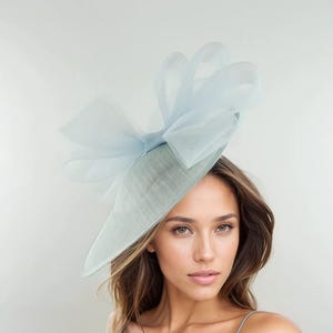 Ladies Dress Hats Light Blue - Etsy display picture 2