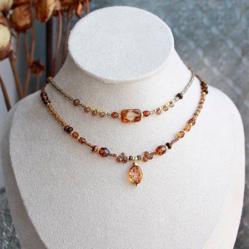 Chic Maillard Beaded Necklace