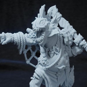 Sahuagin Warriors | 12K 3D Miniature | Fantasy Figurine | Dungeons and Dragons | Pathfinder | DnD 5e | Cripta Studios | 32mm/75mm scale
