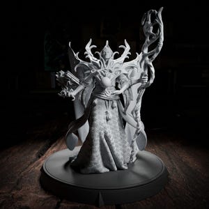 Human Conjurer | Dark Wizard | 12K 3D Miniature | Fantasy Figurine | Dungeons and Dragons | Pathfinder| DnD 5e | Cripta Studios | 32mm scale