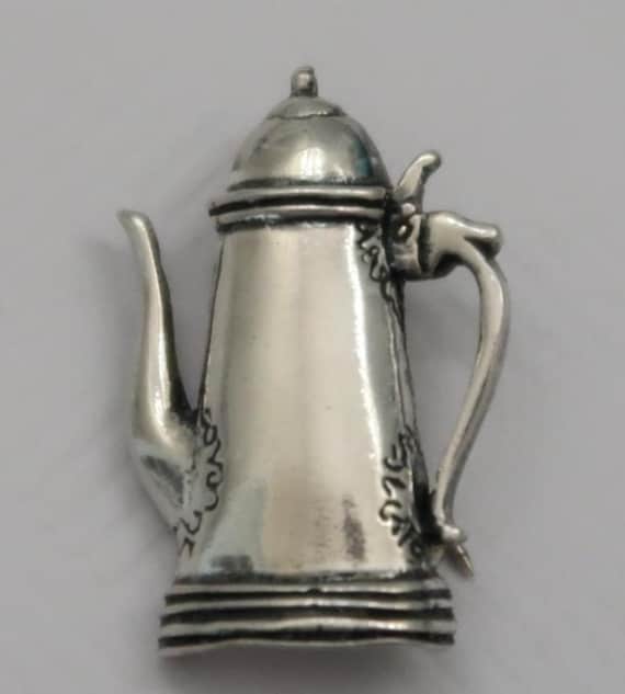 Vtg Sterling Silver Coffee Pot signed REO