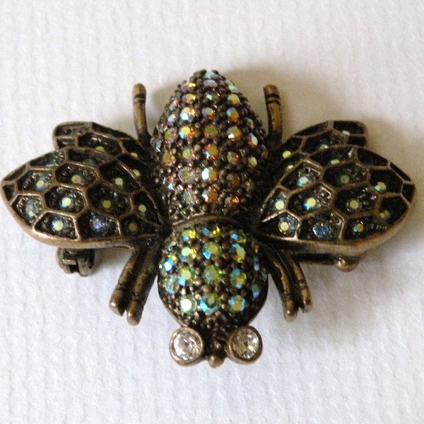 KIRKS FOLLY Bumble Bee Brooch Free USA Shipping