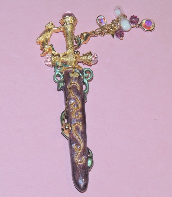 KIRKS FOLLY Knights Sword/Dagger Pin - image 3