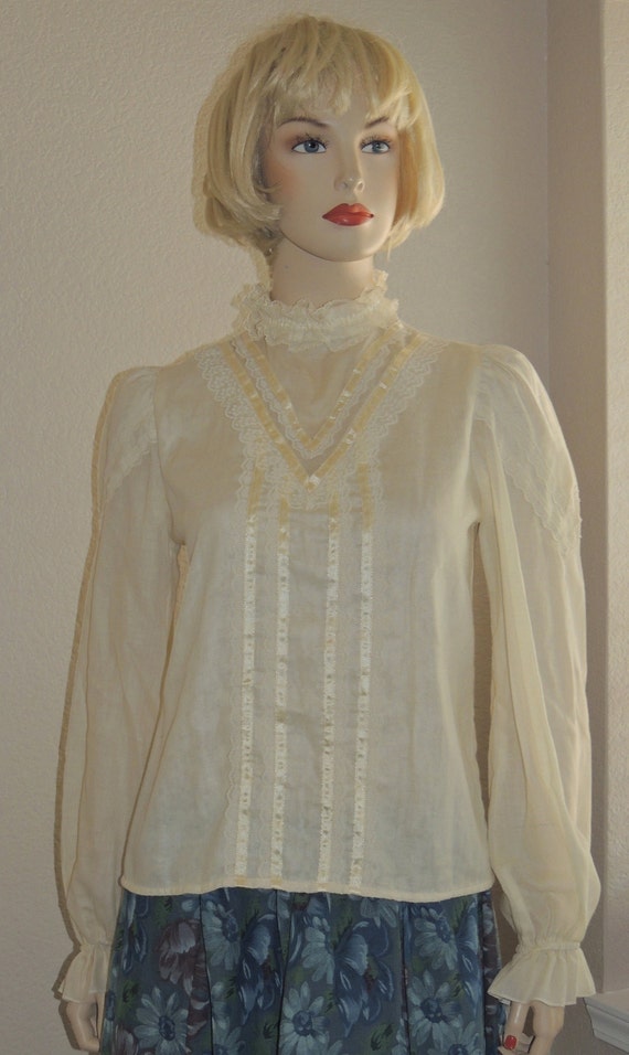 GUNNE SAX by Jessica McClintock sz 7 Blouse