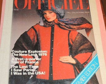 1976 L'Officiel Magazine, Vol 1, No 1
