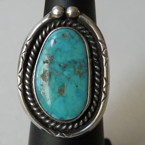 Classic Turquoise Southwestern Ring size 5.5