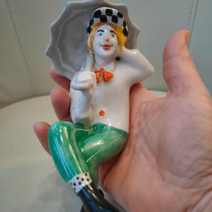 Porcelain figurine USSR 1950s &quot;Clown Oleg Popov&quot; (Kyiv experimental ceramic and art factory)