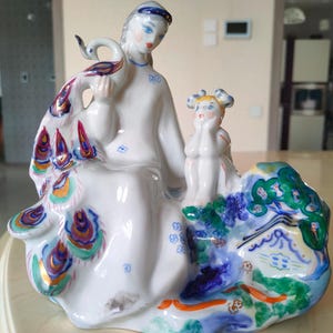 Very Rare Porcelain figurine USSR 1960s "Fairy tale" (Kyiv Experimental Ceramics and Art Factory)