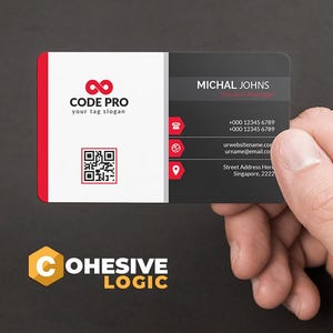 Custom Business Cards | Small Business Cards | 80 x 54mm Professional Business Cards | Modern Business Card | Premium Calling Cards