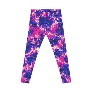 Abstract Ink Pour Pattern Leggings | All-Over Print