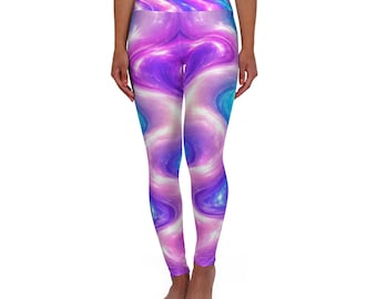 High Waisted Yoga Leggings (AOP)