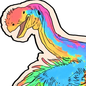 Prideosaurier Sticker: Gaygantoraptor