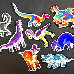 Stickerpakket Prideosaurussen (8 stickers)