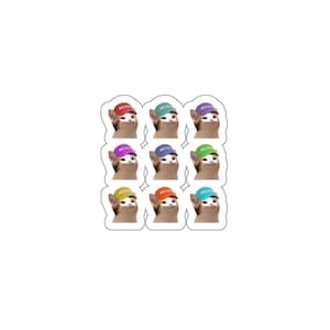 Popcat Billions Aufkleber | Händler | Handel | Anker | Krypto-Geschenk | Währung | Händler | BTC | SÜSSE | Memecoin | Popkat