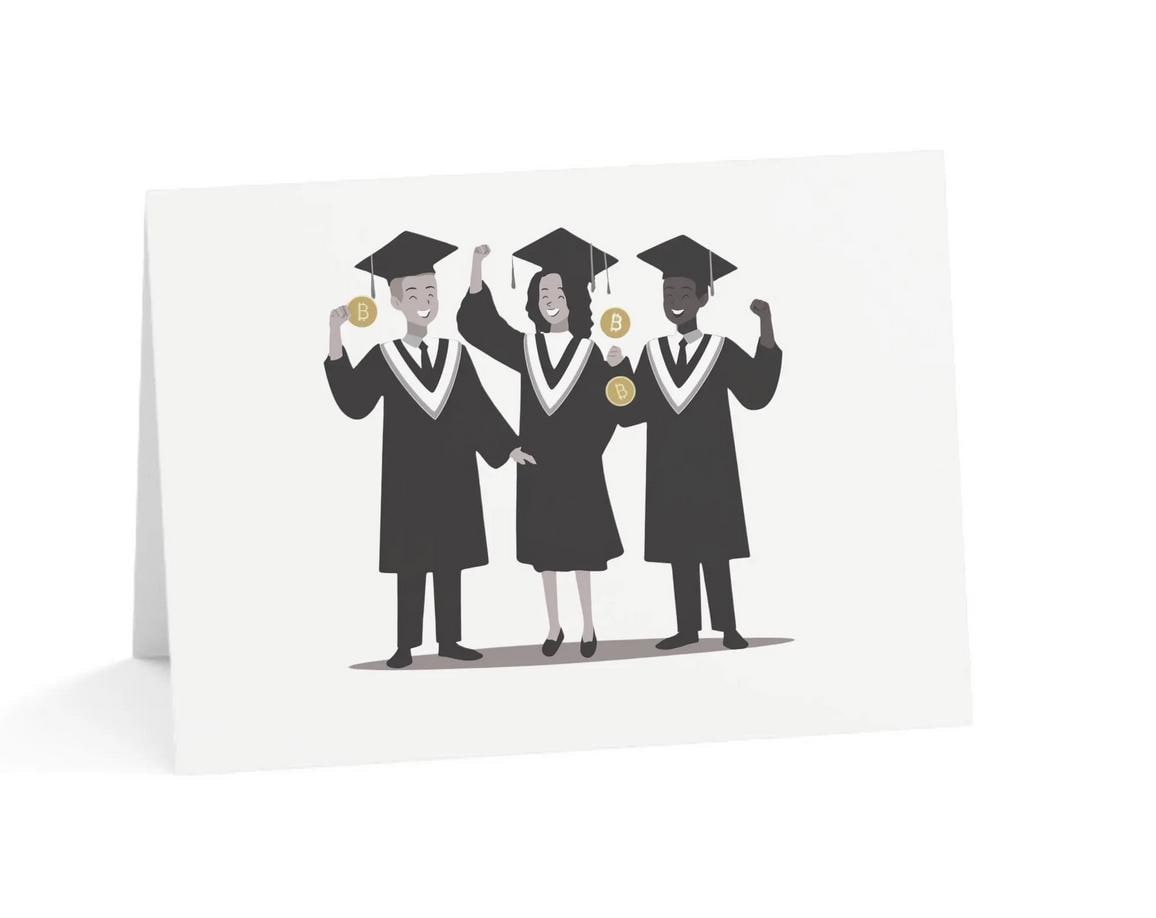 ビットコイン卒業記念グリーティングカード | トレーダーへの暗号通貨ギフト - Etsy 日本