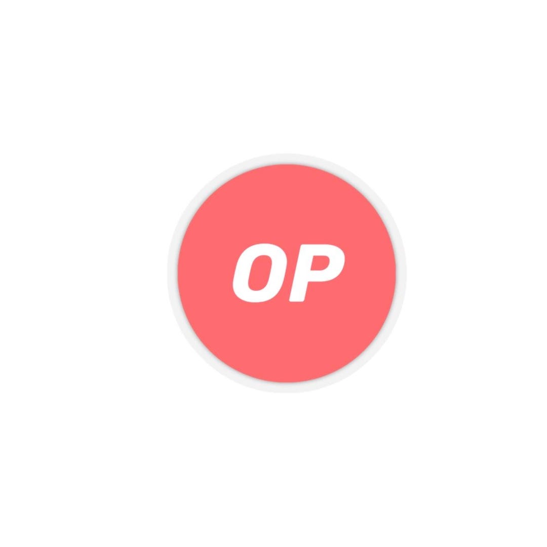 OP Sticker - Etsy