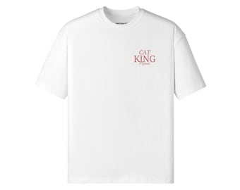 Cat King Tee | Crypto Gift | Streetwear | Cryptocurrency | Trader | BTC | ETH | SOL | Popcat | Memecoin | Eco-Friendly | Apparel