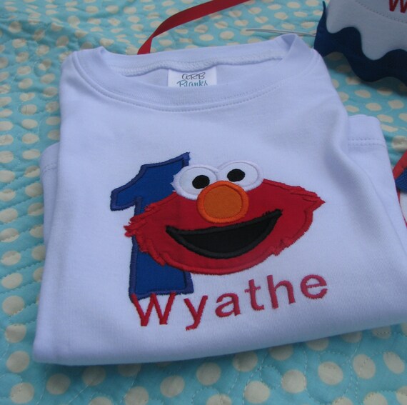 first birthday elmo shirt