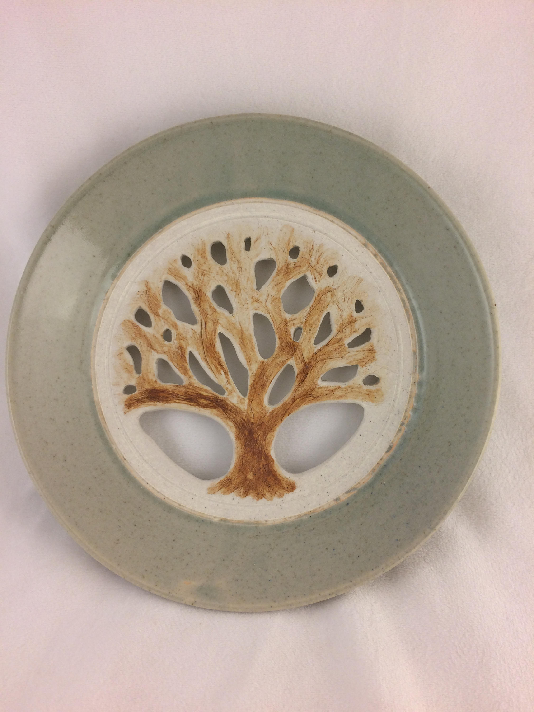Carved Plate Tree of life Etsy