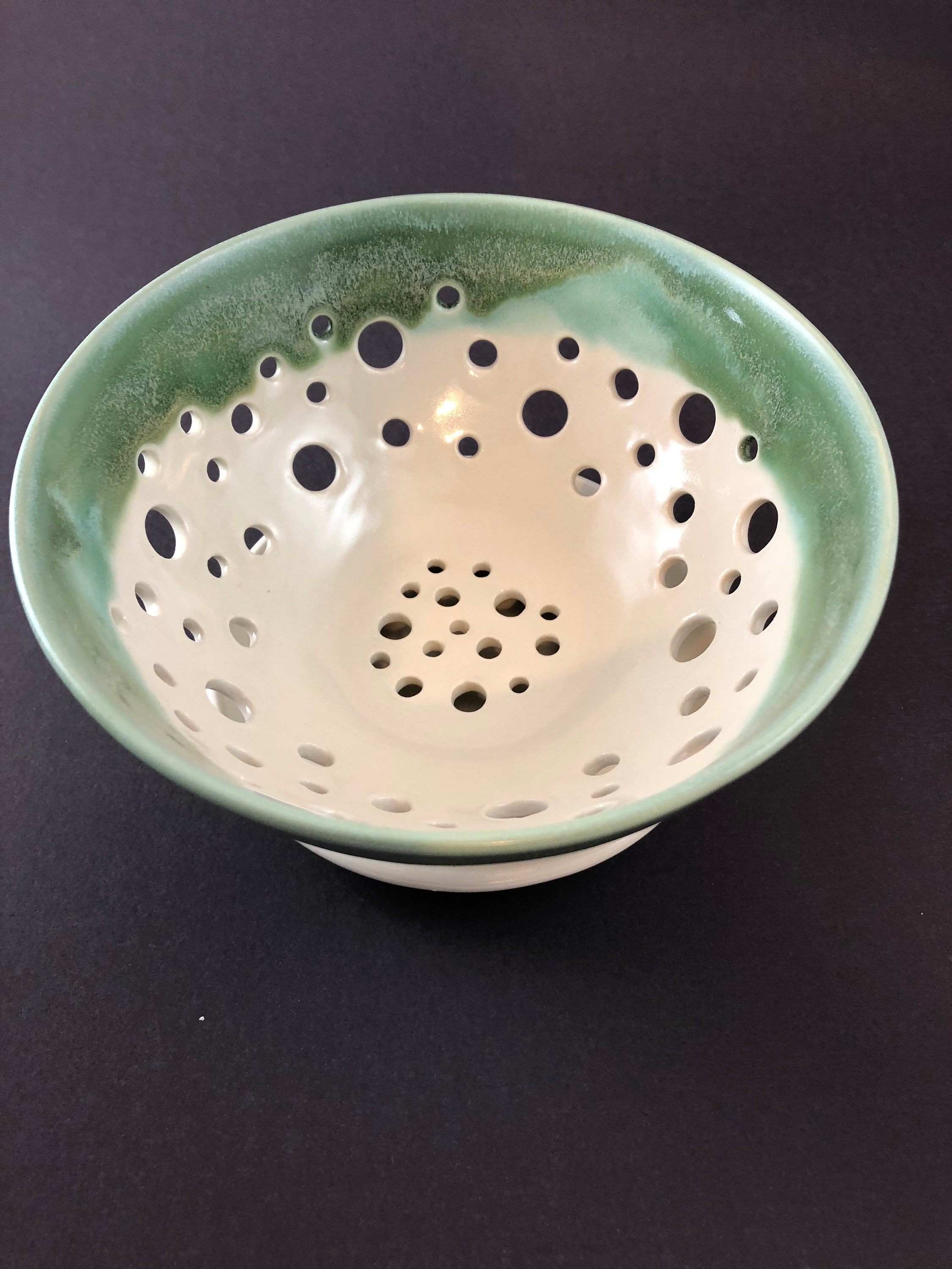 Berry colander with plate Etsy