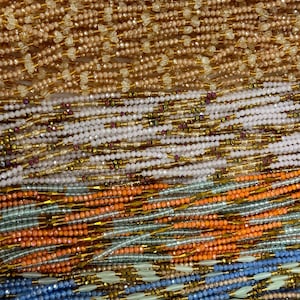 Ghana waist beads/gift for her/handmade African waist beads/ belly beads/tie on beads/waist beads/authentic beads/Authentic Ghana waist bead