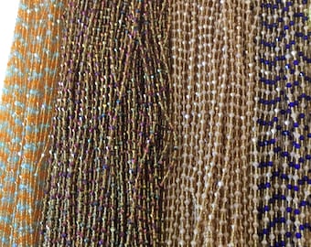 Handmade Multicolor Crystal Waist Beads from Ghana (Tie-On)