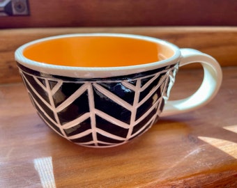 Basket Weave Round Espresso Mug