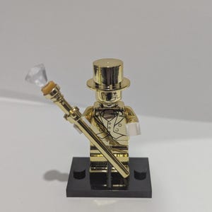 Mr Gold Minifigure
