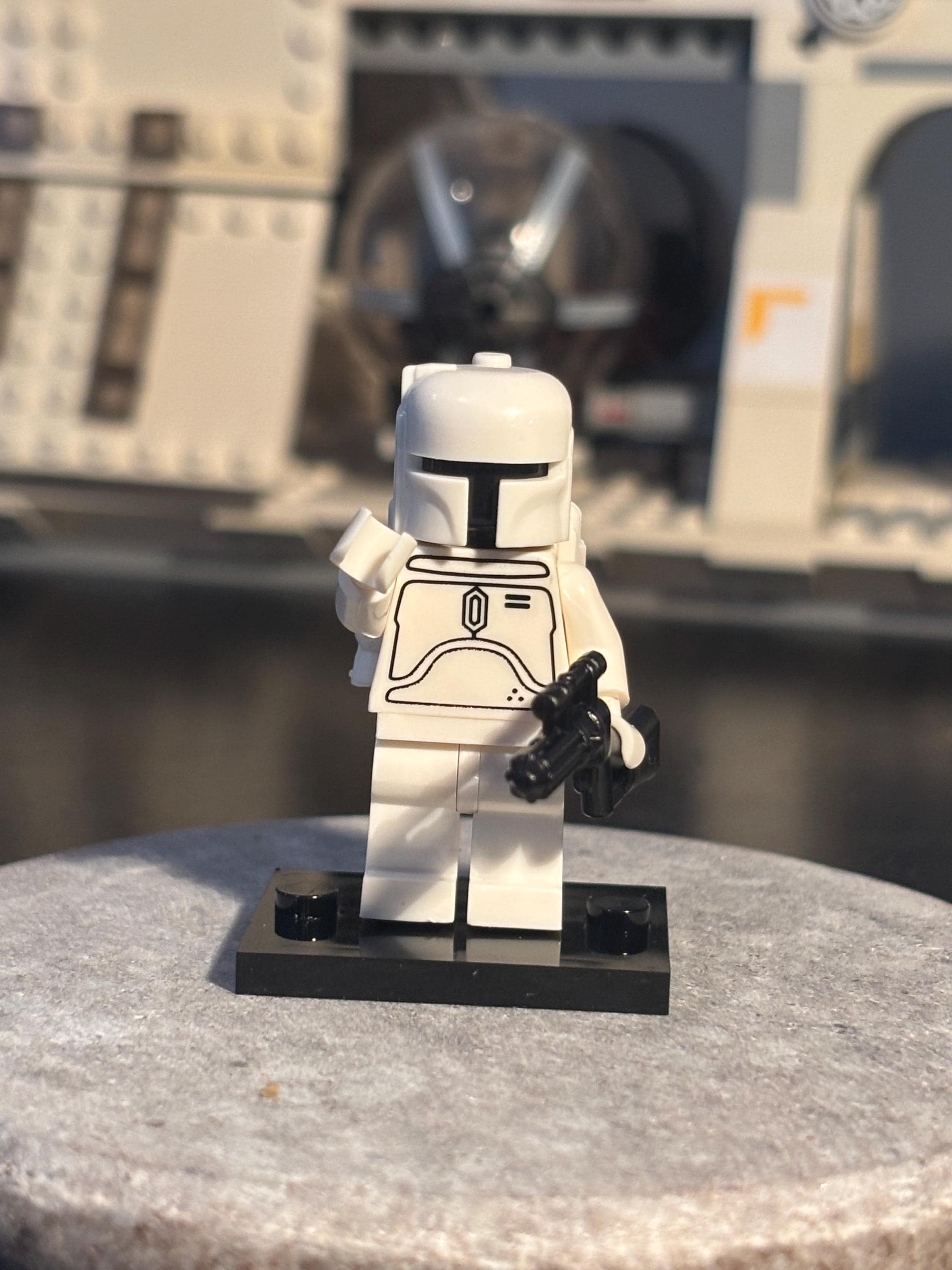 Boba Fett White Armor Lego White Boba Fett Minifigure