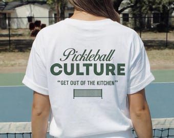 Comfort Colors® Pickleball Culture Shirt | Vintage Wash Graphic Tee