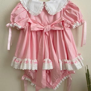Custom Adult Princess Dress - Pink Baby Doll Style for Special Event