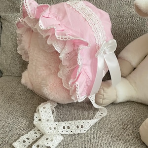 Dreamy Sissy Bonnet | Soft Baby Bonnet for ABDL, Sissy Roleplay & Feminization