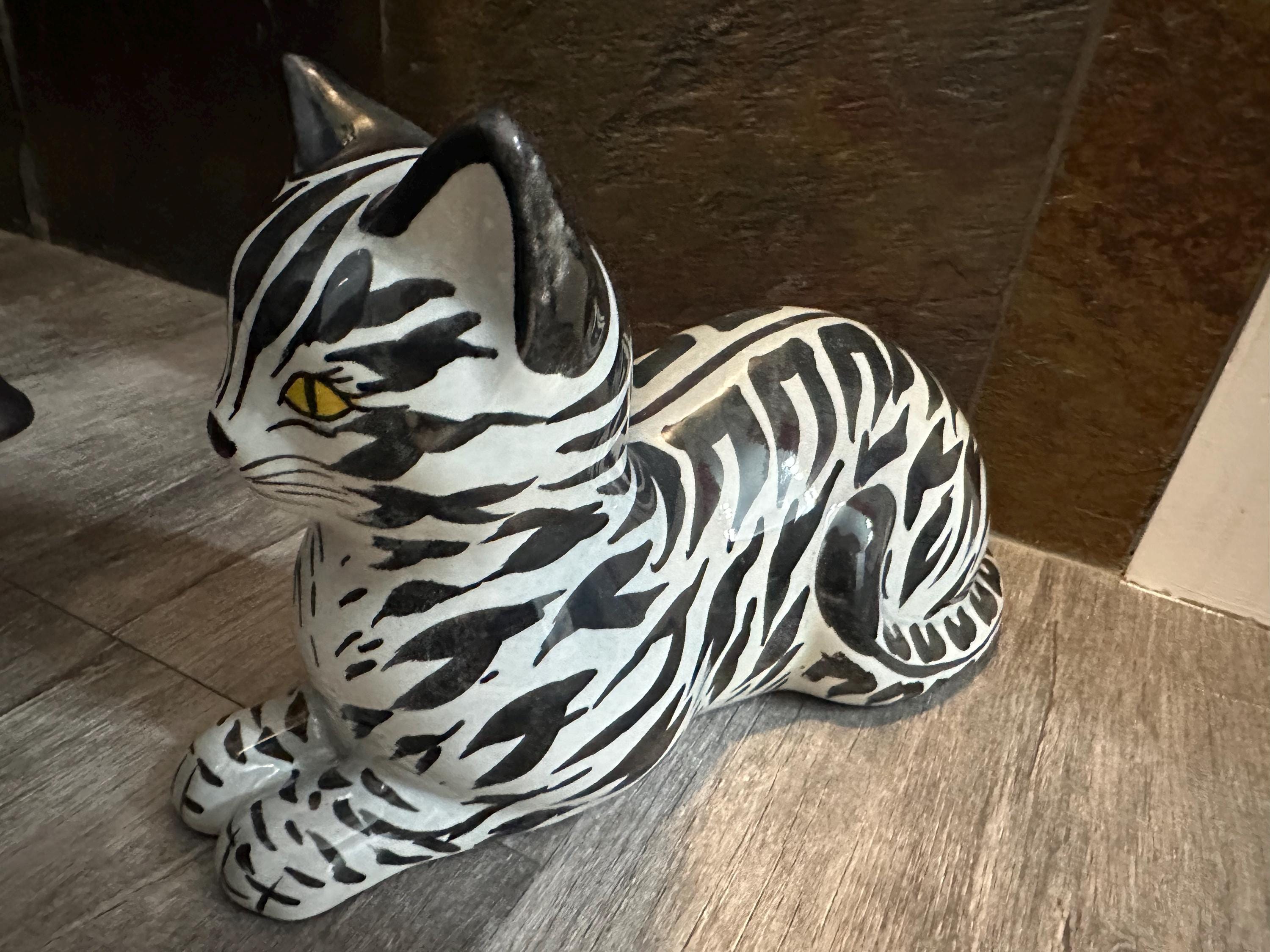 Bitossi cat figurine - Etsy 日本