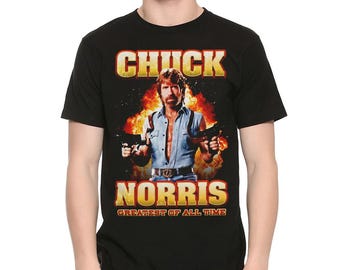 Chuck Norris Greatest Of All Time T-Shirt, Men's Women's Sizes (CHN-201360)