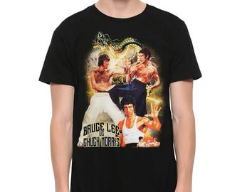 Chuck Norris and Bruce T-Shirt, Men's Women's Sizes (CHN-302771)
